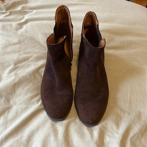 Lucky Brand Suede Ankle Boots